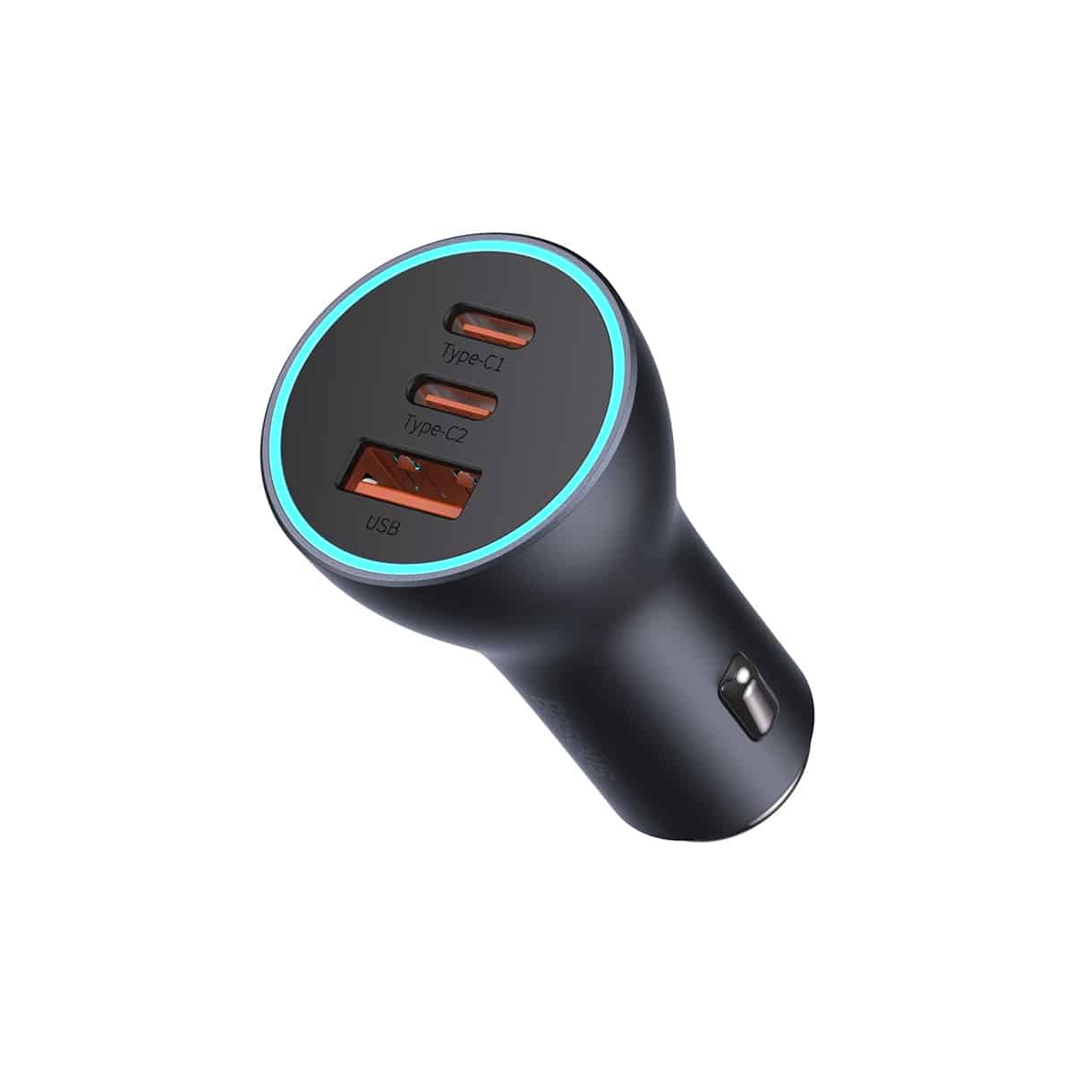 Baseus Golden Contactor Pro Triple Fast Charger Car Charger 65W USB+Type-C+Type-C-Grey Baseus Golden Contactor Pro Triple Fast Charger Car Charger 65W USB+Type-C+Type-C-Grey